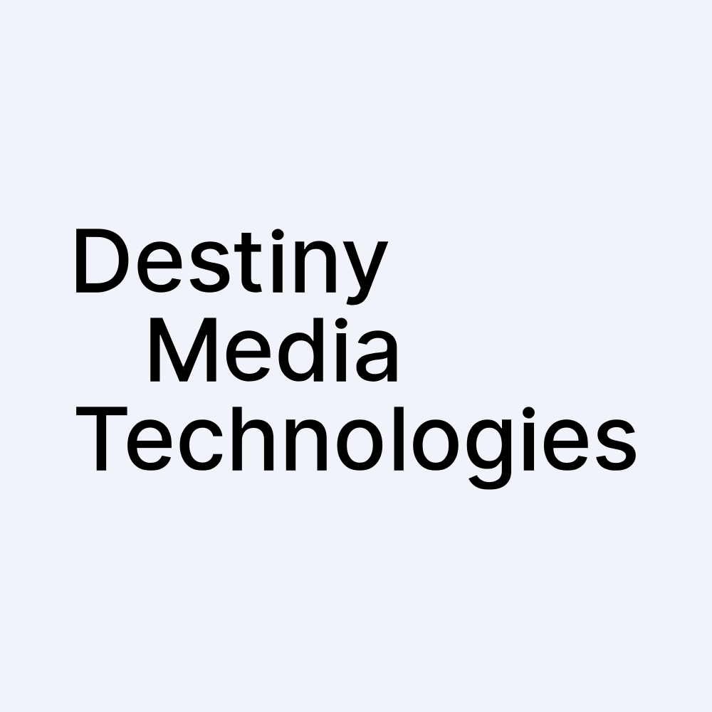 DESTINY MEDIA TECHNOLOGIES INC